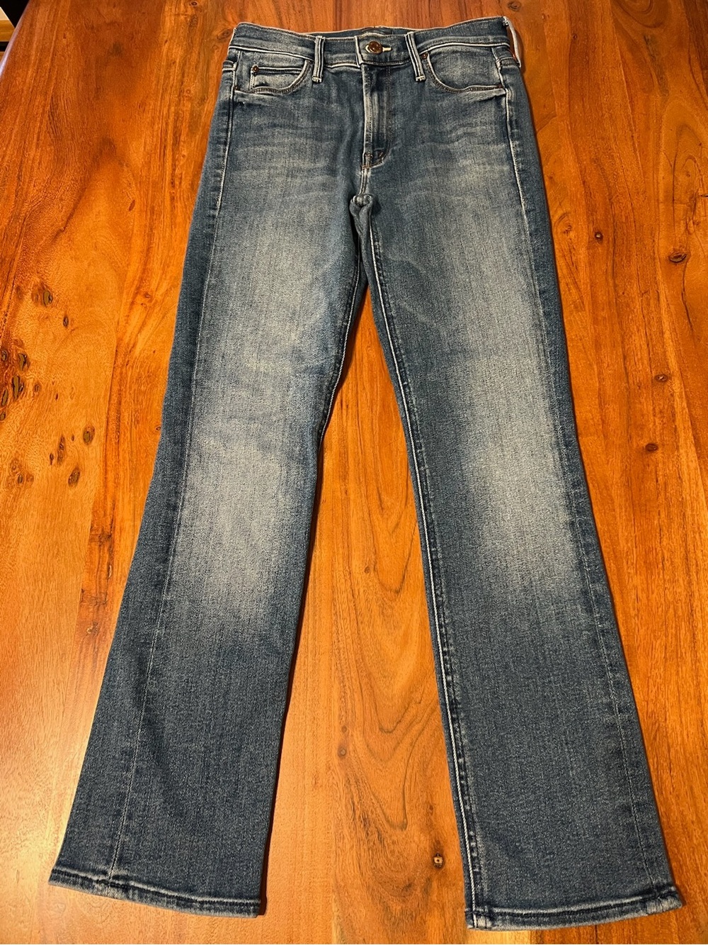 $238 Mother The Mid Rise Dazzler Ankle Jeans Womens 26 Satisfaction Guaranteed